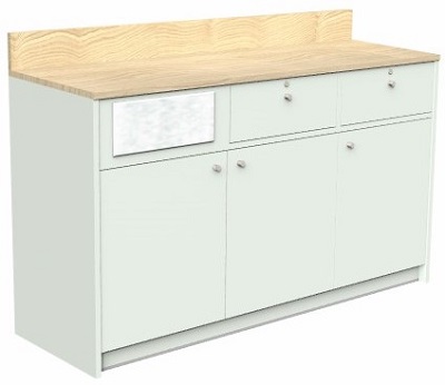 Meuble de préparation avec tiroirs Intégral - TECMAG