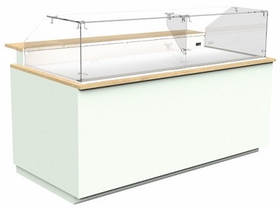 Vitrine réfrigérée service arrière Cristal - TECMAG