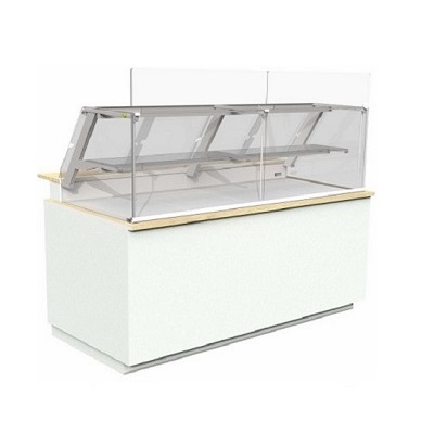 Vitrine réfrigérée service arrière Épure - TECMAG